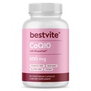 Koenzim CoQ10 600mg per Capsule dengan Bioperine (60 Vegetarian Capsules) Alami Difermentasi - Tidak ada Titanium Dioksida - Tidak ada Penjual - Vegan - Gluten Bebas - Non GMO