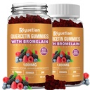 Bromelain, dengan Zinc, Vitamin C, Elderberry untuk Lung Immune Supplemen Dukungan bagi Anak Dewasa, Kardiovaskular, Penuaan Mendukung Vitamin, Vegan, 120 Cacah