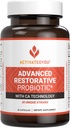 ACTIVATEDYOU Advanced Reporative Probiotic for Daily Use- 30 Strain Digetical Health & Ammune Fungsi Support-Acciologilus Supplemen Radiants-Looking Skin (30 Capsules)