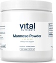 Powder Nutrisi Vital Mannose 100g 124; Vegan D-Mannose Supplement for Urinary Tract and Bladder Support 124; Gluten, Dairy, Soy Free 124; Nor-GMO 124; 50 Servings