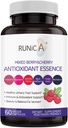 Suplemen Antioksidan 6in1 untuk Perempuan dengan Cranberry, Grape Benih & Berry Blend 124; Kompleks Nutrisi - Skin, Penuaan Sehat, Imuner & Urinary Trakte Dukungan Katup 124; Vegan Capsules
