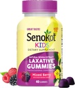 Anak-anak Senokot Campuran Berry Laxative Gummies untuk Umur 2 +, Ekstrak Senna untuk Lembut, Bantuan Dalam Malam dari Sembelit Occasional, 40 ct