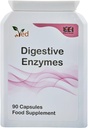 Ved Digetical Enzymes, Comprehensive Food Intoleransi Kompleks, Target Multiple Intoleransi Termasuk Gluten, Laktosa & Casein, 90 Vegan Capsules (45 Days Supply)