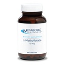 Pengelolaan Metabolik L- Methylfolate 10 mg - Mendukung Mindset Sehat - Aktif Memontarkan Dukungan & Reaksi Biokimia - Sangat Bioavable - 90 Kapsul
