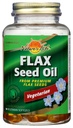 Kehidupan Alam 100% Vegetarian Flax Benih Minyak Softgels 124; 90- Count