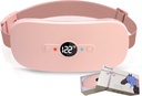 Bouren Portable Heating Pad for Period Cramps, Portable Cordless Heating Pad dengan Delicable Giving Box, Soft Pink