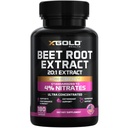 Bit Root Extract - 12000mg 20x Terkonsentrasi Beet Root Capsules Tambahan w / Black Pepper - Tinggi Nitrate - Natural Nitric Oxide Booster - Sangat berkonsentrasi & Bioavailable - Dibuat di USA -180 Caps