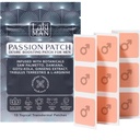 Passion Passion Laki untuk Pria (Kembang 15) - Mendukung Sirkuit, Vitalitas, Vigu dan Energi dengan Ingredisasi Alam - Tidak-Habit Membentuk, Waktu Pelepasan Kesehatan Pria Patch