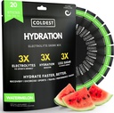 Hidration terdingin - Paket Bubuk Elektrolytes - Non GMO & No Artificial Sugar - Electrolite Drink Mix - Easy Open Single- Serving Stick Drop in Water - 20 Sticks per Pack (Watermelon)