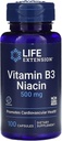 Ekstensi Hidup Vitamin B3 Niacin, 500 Miligram, 100 Kapsul