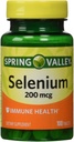 Spring Valley - Selenium 200 mcg, 100 tablet