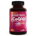 BioEmblem CoQ10 dengan BioPerine - 200mg Softgels, Absorpsi Tinggi - Koenzim Q10 Antioksidant untuk Produksi Energi, Kesehatan Jantung - Bentuk Alam, Persediaan KoQ10 Non-