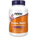 Sekarang Makanan Suplemen, Benih Grape 100 mg - Ekstrak Standardisasi, Ekstrak Sangat Terkonsentrasi dengan Minimal 90% Polyphenol, dengan Vitamin C, 200 Veg Capsules