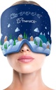 Cap Relief TheraICE Migraine, Cooling Gel Hat, Sooting Headache Ice Pack Products, Face Cold Compress Head Close for Tension & Stress