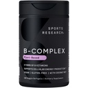 Riset Olahraga ® Vitamin B-Complex - Full Spectrum of B Vitamin with Methylated B12 & Foolate - Gluten Free Plant - Based