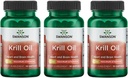 Swanson EFAS-Krill Oil - Maksimum Kekuatan 1 g, 30 Softgels (3 Pack)
