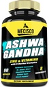 Suplemen 8in1 Organik Ashwagandha untuk Pria & Perempuan 3 Bulan Supply - 5640mg dengan Zinc, Vitamin, Turmeric, St John Welt, Rhodiola Rosea, & Lebih - Dukungan Tubuh, Imune, Mood & Kekuatan - 90 Negara