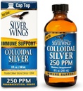 Path Natural Silver Wings Colloidal Silver Liquid - Enhanced Immune Supplemen - 250ppm (1250mcg) - 8oz