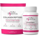 Annatrol Bone Dukung & FORTIBONE Collagen Peptides w / FORTIGEL, VERISOL dan TenDOFORTE - Complete Bone, Joint, Skin, Hair, Nails & Metabolic Dukung 14; 1 Bulan Supply (Pock, 401.7G)