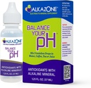 Keseimbangan Alkazone PH Anda, Antioksidants Alkali Mineral Drops, Single 1.25 Oz Pack, Portabel, Yiron 10 Gallon alkali, Air antioksidant, Tanpa rasa, saldo pH, Hidration