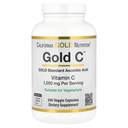 California Gold Nutrition Gold C USP grade Vitamin C Suplement - Imune Support & Seasonal Wellness - Vegetarian Friend- Gluten Free, Non- GMO - 1000 mg - 240 Vevgie Capsules