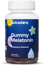 Melonasin Kid Sleep Gummies - Sleep Gummies for Children and Adules Help to Regulate Sleep, Wake Cycle, Relaxation, Enhance Sleep Excellence, Strawberry Flavor, Made USA, 60 Gummies