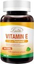 Lovita Vitamin E 400 IU Softgels, Natural Vitamin E 268 mg (sebagai D Alpha Tocopherol), Vegan Vitamin E for Heally Skin, Nails & Imune System Dupport, 120 Vegetarian Softgels