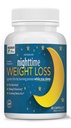 Maximum Slim Nighttime Weight - Gentle Fat Burning & Sleep Aid - African Mango, Resveratrol & Green Tea - Non-GMO, Vegan, 60 Capsules