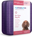 MySimplePetLab Ear Care Dog Kit I Mediated Tris Flush Dog Ear Cleaner I Infeksi Treatment with Ketoconazole I Hydrocortisone Drops I Comfort for Smelly, Itchy, Or Sore Ears
