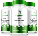 (3 Kemasan) Suplemen Pembangunan untuk Suplemen Pria, Penguatan Pria Erobopulse, Nucleting Harian untuk Mendukung Performance Peak dan Overall Wellness, Ero Boost Formula Review (180 Capsules)