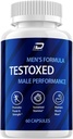 Suplemen Testioxed Capsules, Dukungan Pria Lanjutan Testoxed Morality Energy Performance, Premium Diet Formula (1 Pack - 60 Capsules)