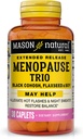 Mason Natural Menopause Trio: Black Cohosh, Flaxseed, & Soy (Extended Release) - May Aleviate Hot Flashes & Night Sweats *, Supports Healthy Hormone Balance *, 30 Caplets