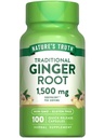 Nature 's Truth Ginger Root Capsules 124; 1.500mg 124; 100 Count 124; dari Ginger Root Extract 124; Non- GMO dan Gluten Free Suplemen