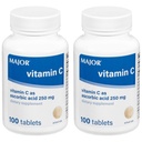 MAJOR Vitamin - C 250 mg Ascorbic Acid Tablet, 100 CT - Paket 2