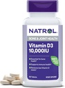 Natrol Vitamin D3 10.000 tablet IU, Dukung Kesehatan Keabadianmu, 60 Cacah