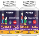 Nurest Bundle Tall 10 Tall 124; Height Growth for Kids & Teens 124; Calcium, Vitamin D3, Collagen & Herbs 124; Bone Strength, Focus & Development