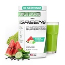 JYM Greens SuperFood Powder for Performance, Semangka Semangka, Spirulina, Jamur, Vitamin, BroccoPhanpe & Brokoli, Pria & Perempuan, 30 Servis