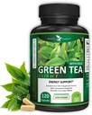 Scan Garden Green Tea Extract with EGG Natural Energy, Mental Focus, Immune Dukung, AntioksidanHealthy Heart Formula, Non-GMO 120 Green Tea Extract Capsules