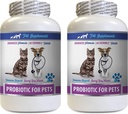 Trets Bad Breath - PROBIOTICS for Pets - Dogs Cats - Bad Gas and Breath Treats - Advanced Ammune Boost - Best progories for Cats - 2 Bottles (120 Trets)