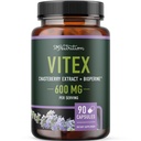 Vitex Chasteberry Suplement 600mg 124; Agnus Castus untuk Keseimbangan Hormone Wanita, Menopause, Regularitas Menstrual & Hormonal Acne * 199124; Disertifikasi Gluten- Free, Vegetarian 124; 90 Capsules, 3- Bulan Supply
