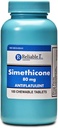 Dapat diandalkan 1 Simethacon 80mg Anti- Gas 100 tablet peppermint (1 Botol)