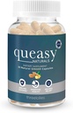 Three Lollies Queasy Descenals Ginger Capsules - Non-Drowsy Nausea Relief Sufflement - Motion Sickness Prection & Nausea Relief Selama kemoterapi - 100mg Ginger Root - 30 Caps