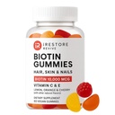 iRestore Gummy Vitamin, Vegan Biotin Gummies for Hair Skin and Nails Gummies, Hair Gummies, Biotin Gummies for Hair Biotin Vitamin Hair Vitamin for Women & Men, Biotin 1000mcg