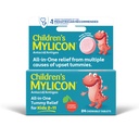 MYLICON Children 's Tummy Relief for Kids, 24 Cherry Flavored Chewable Tablets