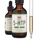 5HTP Liquid Drops - More Absorbable and Effective Than 5 HTP Capsules (60 Seroton Serotonin Suplemen untuk Mood, Sleep, and Relaxation by Double Wood