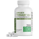Bronson Longjack Tongkat Ali Ekstra Kekuatan, 250 Vegetarian Capsules