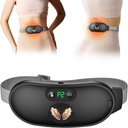 Hate Pad for Period Cramps, Fast Haating with 6 Heat Levels and 6 Massage Modes, Portable Cortless Menstrual Heat Pad, Back or Belly Perise Massager for Women and Girls, Black