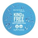 Rimmel London Kind & Free, Clear, Blow Wax, Easy to Terapkan, Long- Lasting Hold, No Flaking, No Retaindue, Lifted Brows, 0.28oz