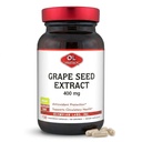 Olympian Labs Grape Extract 400mg Vegan Capsules 124; Support Heart & Ammune Health, Antioksidant - 100 Count