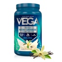 Vega Premium Protein + Supergreens - 20g Protein, Creamy Vanilla, 25 Pelayan, Spinach, Kale, Alfalfa Grass, Brokoli, 0g Ditambahkan Sugar, Non-GMO, Glushten Free, 1.68 Lbs (Packaging May Vary)
